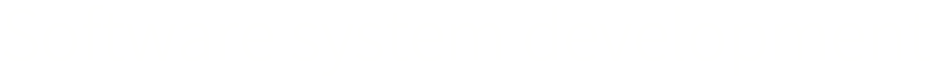 軟件系統(tǒng)開發(fā)